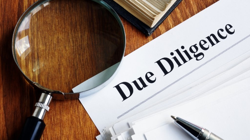 Advantage of using a business broker is due diligence